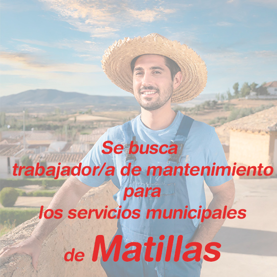 Trabajador para el ayuntamiento de Matillas